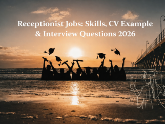Learn what receptionists do, the skills employers want, a receptionist CV example you can copy, and the most common interview questions.