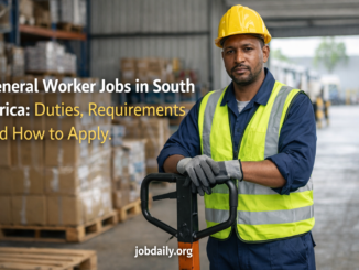General Worker Jobs in South Africa: Duties, Requirements and How to Apply